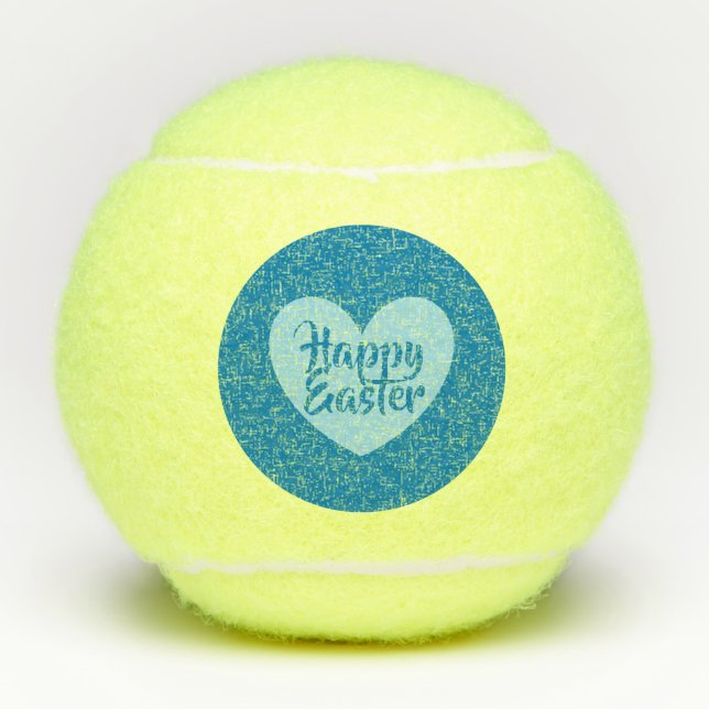 Happy Easter tennis ball by dalDesignNZ (Front)