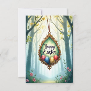 Happy Easter Thank You Card