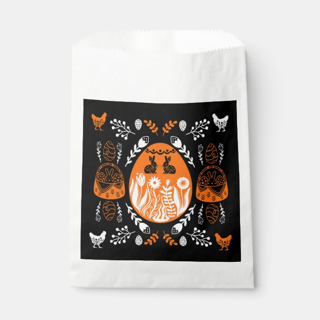Happy Easter Time Holiday Gift Favour Bags (Front)