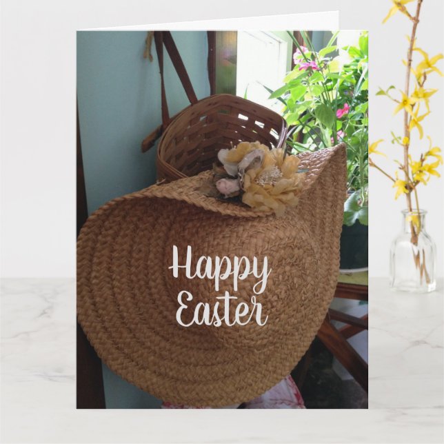 **HAPPY EASTER** TO A SPECIAL WOMAN CARD (Yellow Flower)