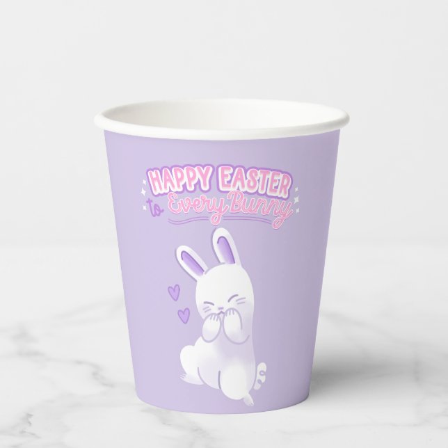 Happy Easter to Every Bunny Paper Cups (Front)