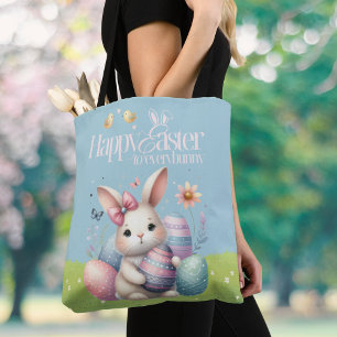 Happy Easter to Everybunny Cute Tote Bag