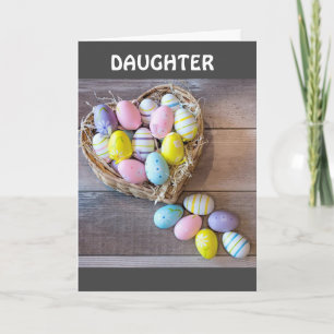 HAPPY *EASTER* TO MY **DAUGHTER** HOLIDAY CARD