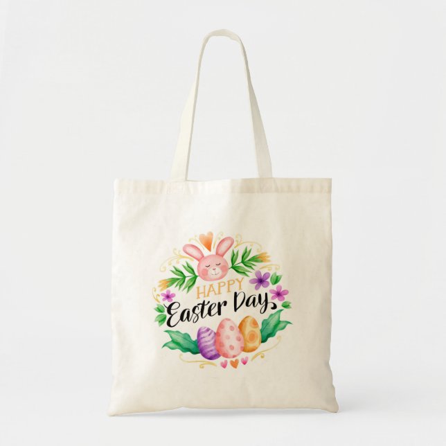 Happy Easter  Tote Bag (Front)