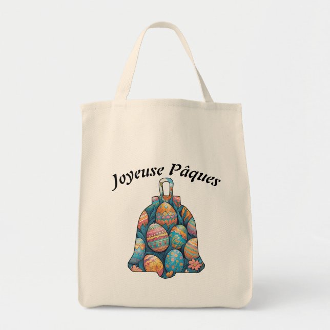Happy Easter Tote Bag (Front)