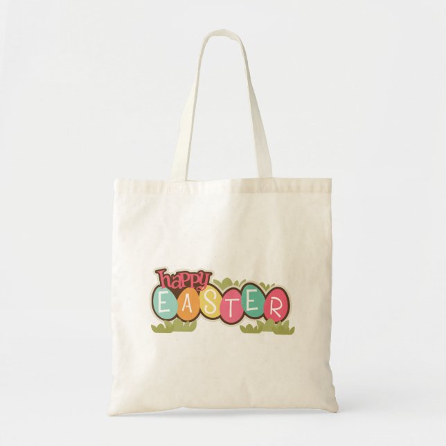 Happy Easter Tote Bag (Front)