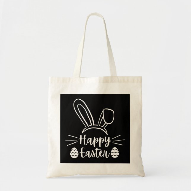 Happy Easter Tote Bag (Front)