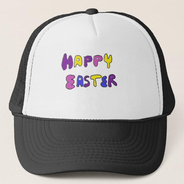 Happy Easter Trucker Hat (Front)