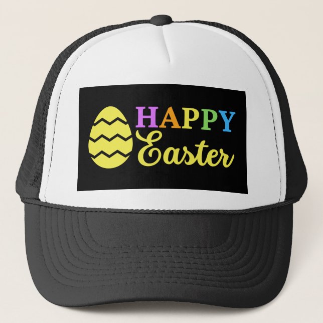 Happy Easter  Trucker Hat (Front)