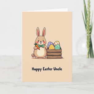 Happy Easter Uncle Rabbit Card