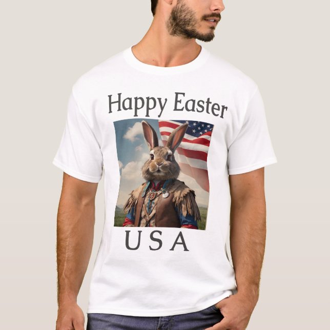 Happy Easter USA T-Shirt (Front)