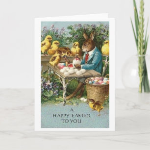 Happy Easter!  Victorian Easter Greeting Card