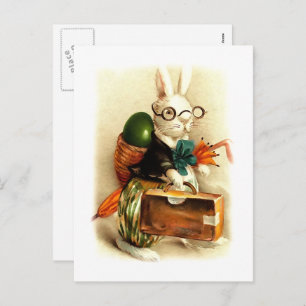 Happy Easter. Vintage Bunny Easter Postcards