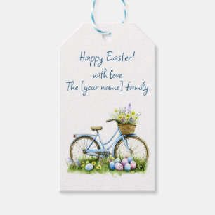 Happy Easter Watercolor Gift Tag