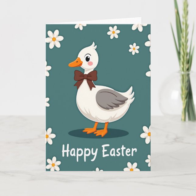 Happy Easter Waterfowl Friend Card (Front)