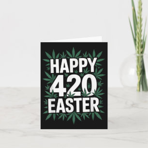 Happy Easter Weed Card