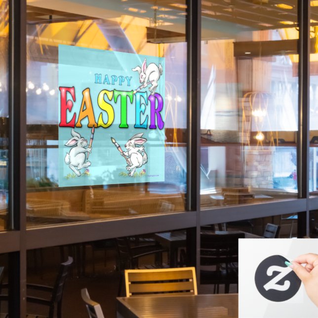 Happy Easter Window Cling (Restaurant Window)