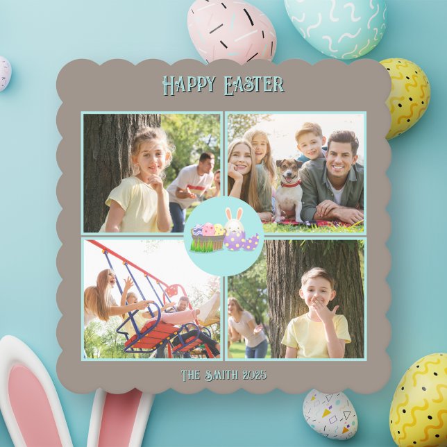 Happy Easter Wishes Paper Coaster (Happy Easter Wishes Paper Coaster)