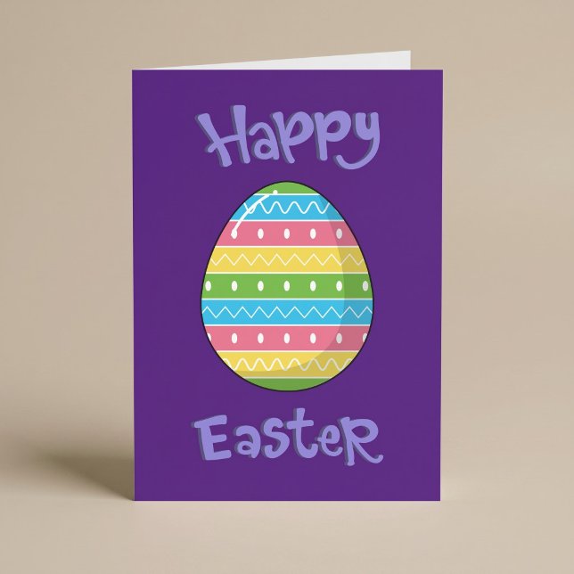 Happy Easter With Egg Card (Creator Uploaded)