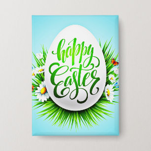 Happy Easter with Spring Flowers-23180