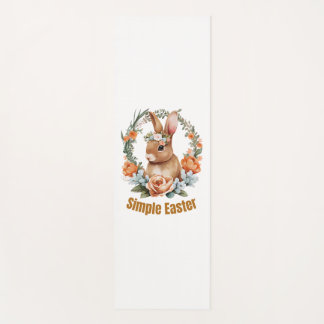 happy easter yoga mat