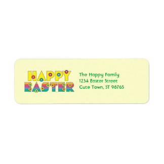 Happy Easterwith Flowers