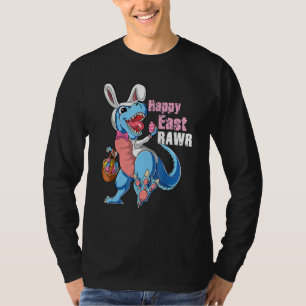 Happy EastRawr Bunny T rex Dinosaur Easter Egg Cos T-Shirt