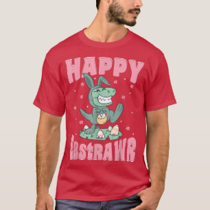 Happy EastRAWR Egg Hunter Spring Easter Day Bunny T-Shirt