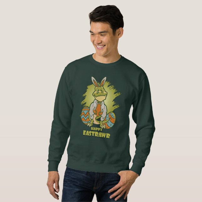 Happy Eastrawr | Men's Sweatshirt (Front Full)