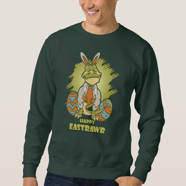 Happy Eastrawr | Men's Sweatshirt (Front)