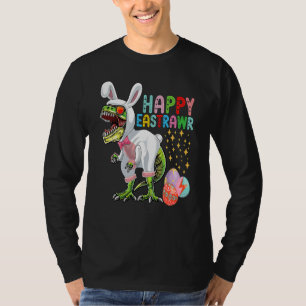 Happy Eastrawr Rex Dinosaur Teen Girls Boys Easter T-Shirt