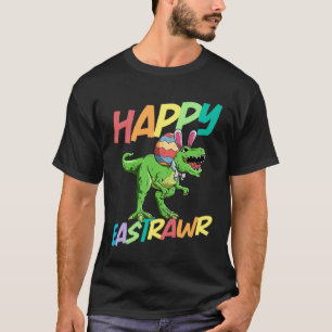 Happy Eastrawr Rex Easter Rex Dinosaur Bunny Kid D T-Shirt