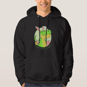Happy Eastrawr T Rex Dinosaur Easter Bunny Ears Eg Hoodie