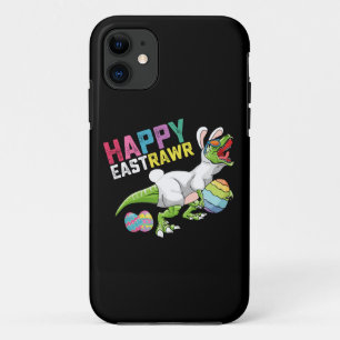 Happy Eastrawr T Rex Dinosaur Easter Bunny Egg Case-Mate iPhone Case