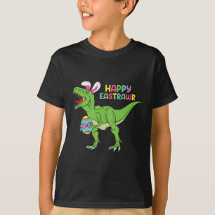Happy Eastrawr T Rex Easter Bunny Dinosaur Eggs Bo T-Shirt