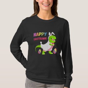 Happy Eastrawr T Rex Kids Shirt Dinosaur Easter Bu