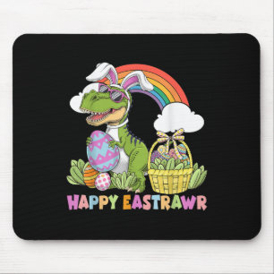 Happy Eastrawr With T-rex Dinosaur For Toddler Eas Mouse Pad