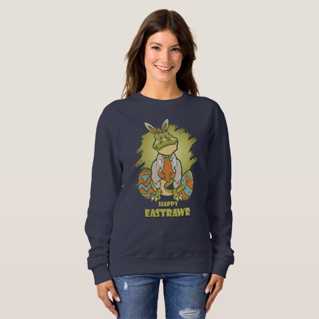 Happy Eastrawr | Women's Sweatshirt (Front Full)