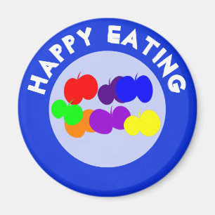 HAPPY EATING MAGNET
