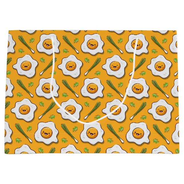 Happy Eggs Breakfast Large Gift Bag (Front)