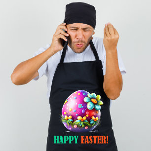 Happy Eggster - Easter Eggs Cute Apron