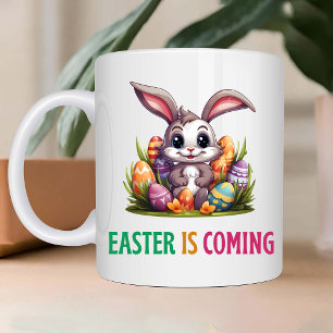 Happy Eggster - Happy Easter! Two-Tone Coffee Mug