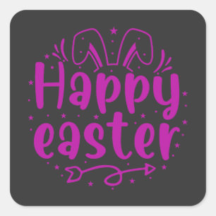 Happy Eggster - Hunt Square Sticker