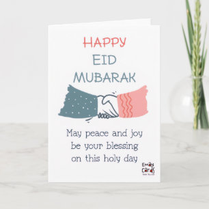 Happy Eid - Handshake Card