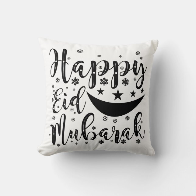 Happy Eid Mubarak Cushion (Front)