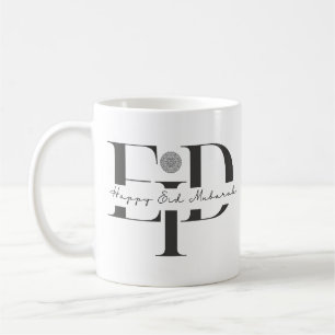 Happy Eid Mubarak Islamic Monogram Mug