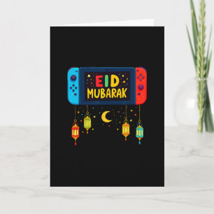 Happy Eid Murak Gaming For Muslim Gamer Kids Youth Card