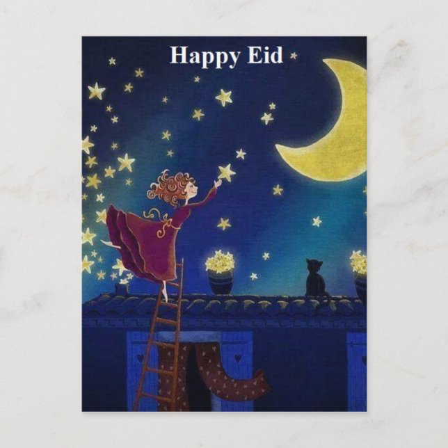 happy eid postcard (Front)