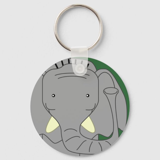 HAPPY ELEPHANT KEYCHAIN (Front)