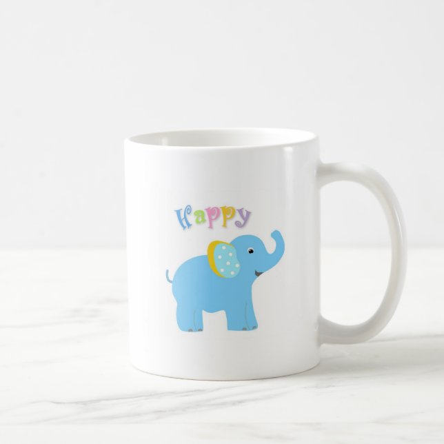 Happy elephant mug (Right)